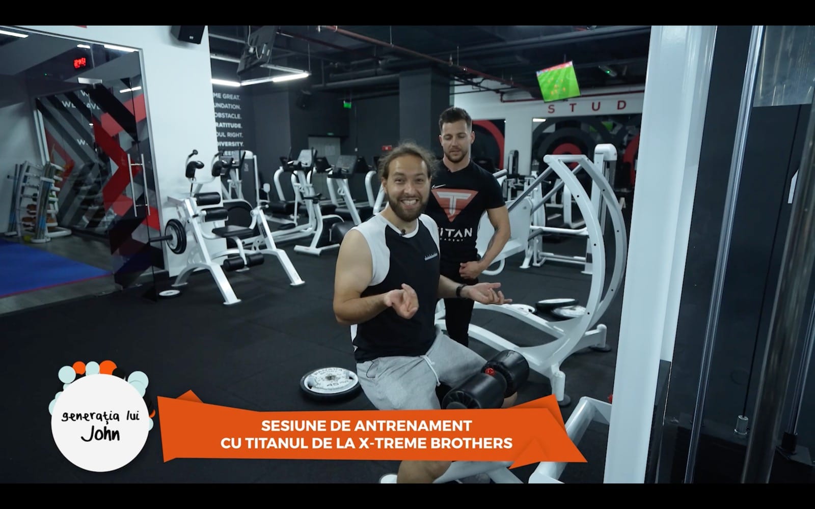 Laurențiu Coman, instructor de fitness, Titan Academy, Generatia lui John