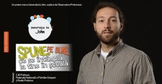 chestionar elevi, campanie educație, spune pe bune, 2022, generația lui John