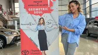 expoziție, pictură, Alexandrav, Alexandra Valentina Georgescu, Toyota Ploiești, Geometric Soul, program vizitare, tablouri, expoziție cu vânzare
