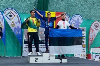 Ciprian Baican, campion mondial, tir cu arcul, prahovean, comuna Plopu, IFAA WIAC 2023, World Indoor Archery Championship, Young Adult, Bowhunter Recurve