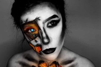 Maria Rădulescu, make-up artist, efecte speciale, interviu, despre make up, Teatrul Liber Imago, Centrul Dramatic Mythos, pasiune, cover