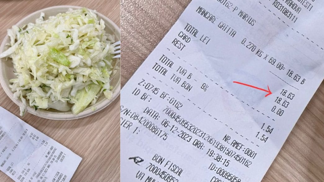 salată de varză, preț salată de varză, restaurant, La Bufet, Prahova Value Center, Horia Vârlan