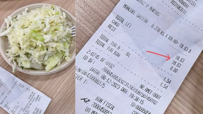 salată de varză, preț salată de varză, restaurant, La Bufet, Prahova Value Center, Horia Vârlan