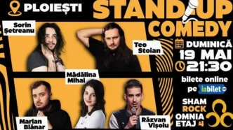 stand-up comedy, Șetreanu, Mădălina, Vișoiu, Stoian, Blănar, Shamrock Pub, Ploiești