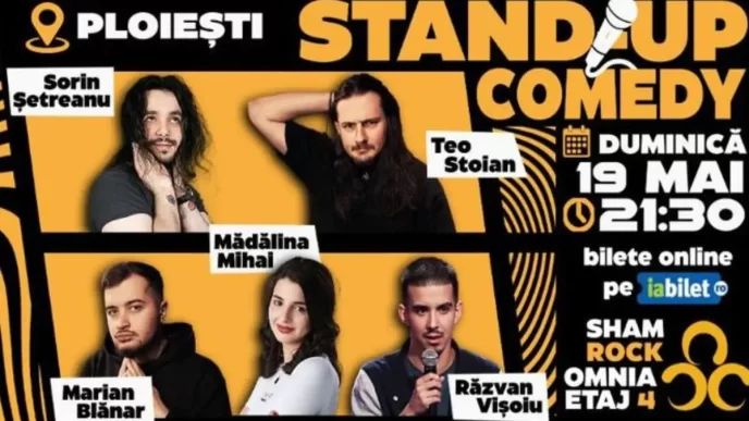 stand-up comedy, Șetreanu, Mădălina, Vișoiu, Stoian, Blănar, Shamrock Pub, Ploiești