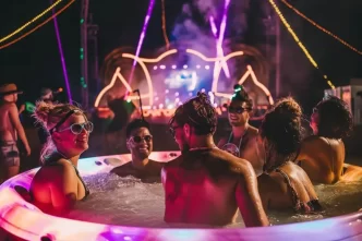 experiență VIP, festival, la rock, LaRock 2024, jacuzzi în aer liber, Palatul Cantacuzino, activități festival, festival de rock, festival Prahova