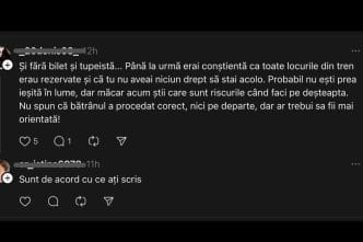 reacții, internauți, Threads, agresată în tren, lipsă de respect, femeie agresată