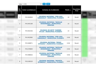 recorectare, media 10, 3 elevi, elevi de 10 la bacalaureat, licee cu medii de 10