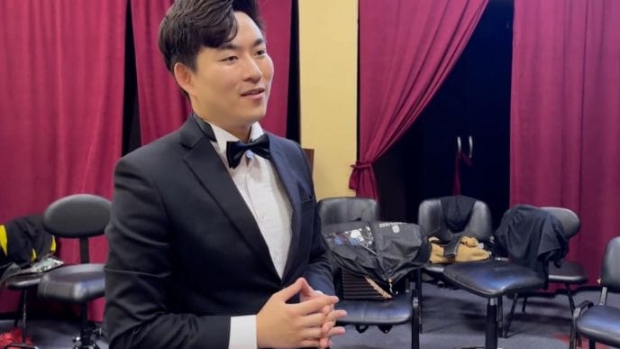 interviu, artist sud-coreean, Jung JongSoo, Filarmonica Ploiești, spectacol, artist la nai, eveniment cultural