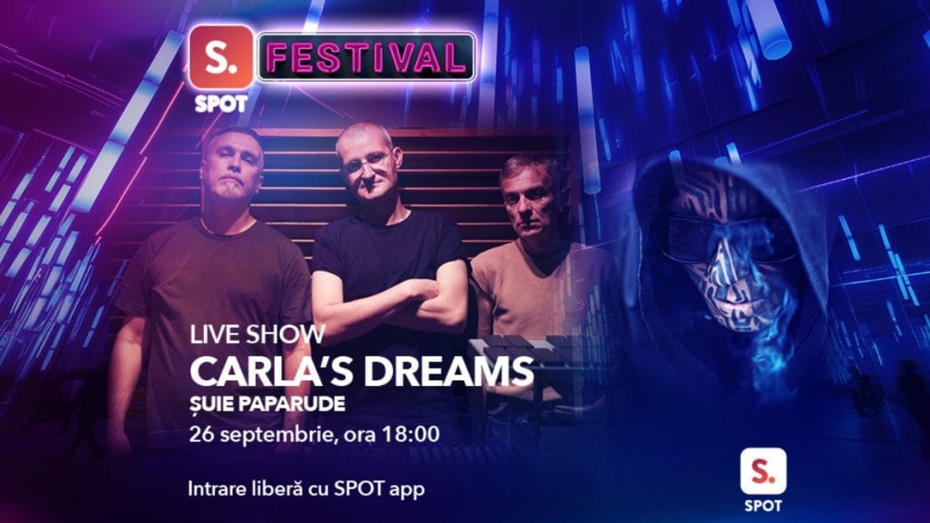 concert, Ploiești Shooping City, Carla’s Dreams, Șuie Paparude, brățară acces, aplicația SPOT, extindere mall, spot festival