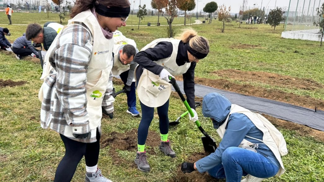 Adoptă un copac, plantare copaci, Asociația Viitor Plus, 2500 copaci, Parcul Municipal Ploiești Vest, cum se plantează un copac