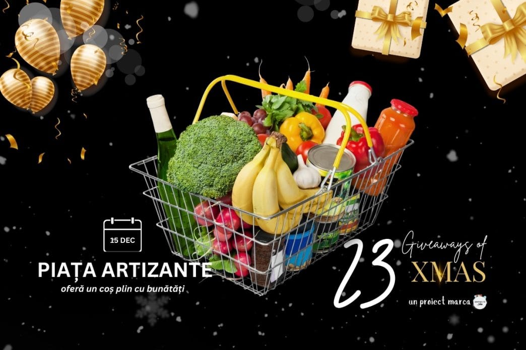 Piața Artizante, giveaway, coș cu bunătăți, xmas, cover