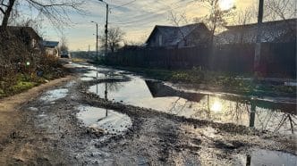 Strada Văii, Ploiești, băltoacă