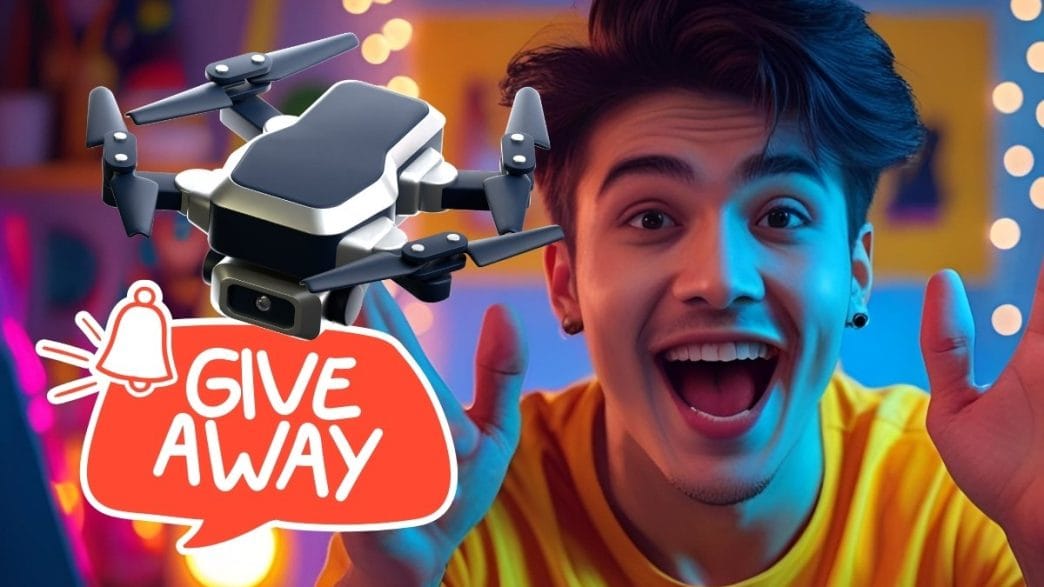 concurs, giveaway, dronă 4K, Iris Tech, 3 premii, condiții participare, pagină TikTok