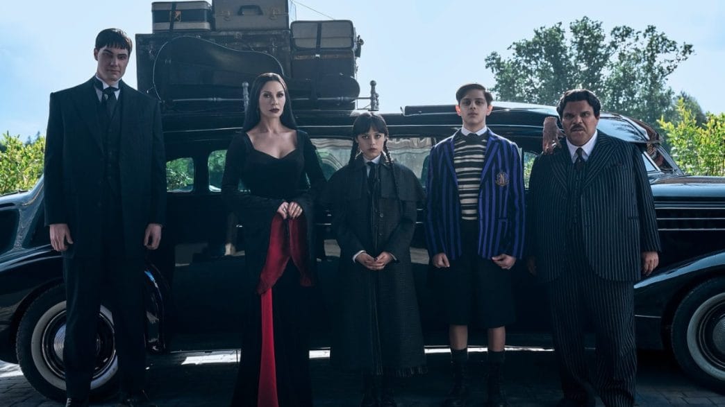 Wednesday, sezonul 2, Victor Dorobanțu, serial, Netflix, Thing, universul Addams, cover